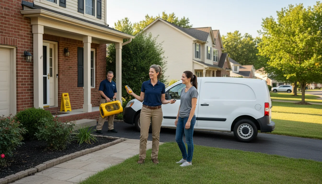 Water restoration image for Home Water Damage Repair in Pleasant Hill, IL
